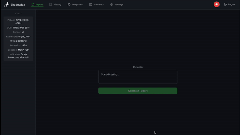 Product Demo gif